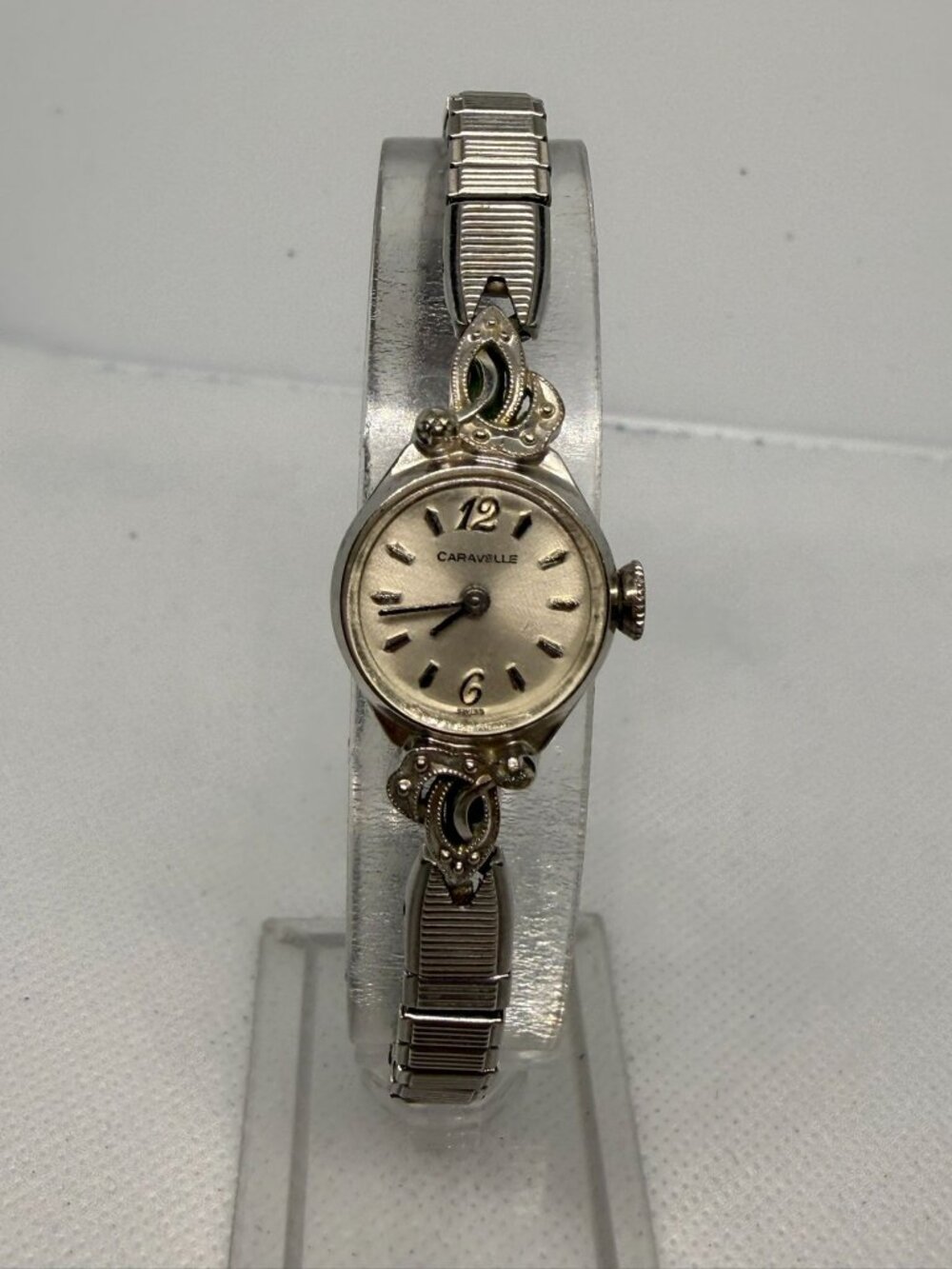 Vintage Caravelle by Bulova Women's Manual Wind Watch Cream Dial 10K RGP